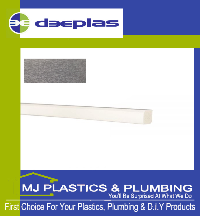Deeplas Rectangle Trim 22mm x 19mm - Anthracite Grey